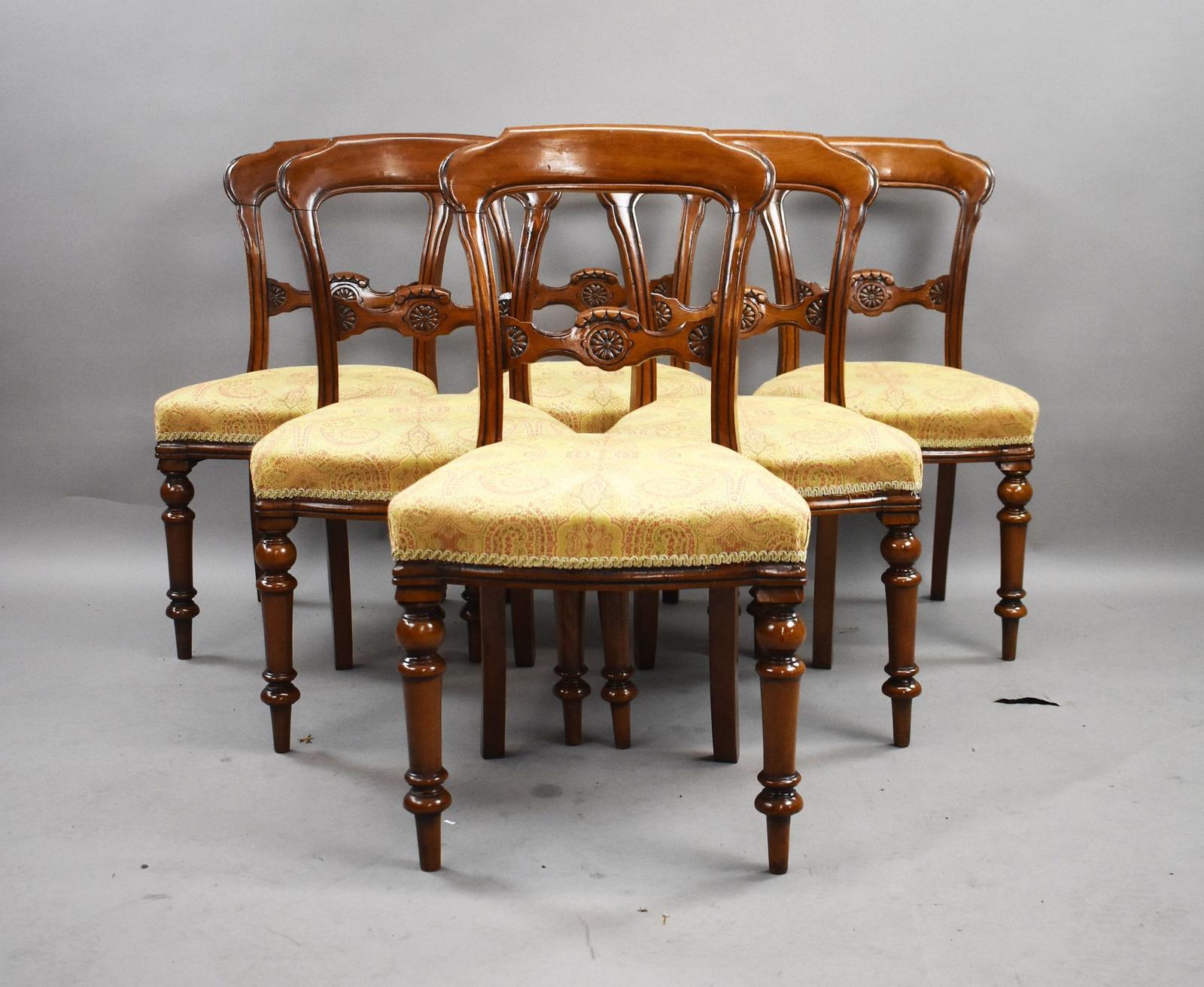 Set of 6 Victorian Mahogany Dining Chairs (1 of 8)