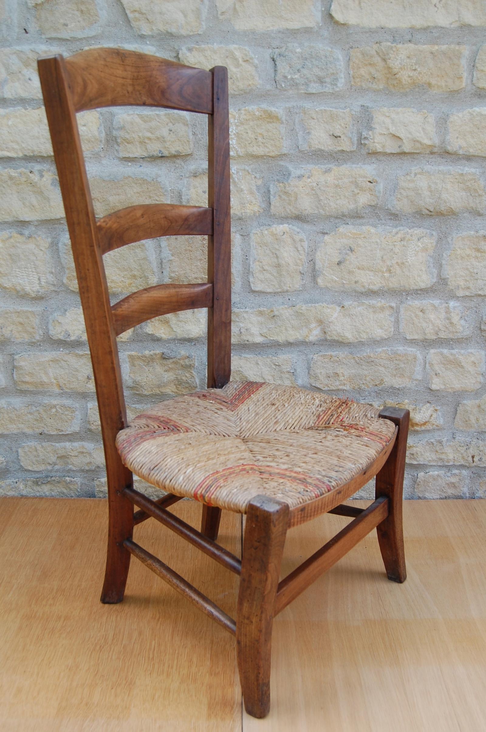 Early 19th Century Rush Seat Ladderback Childs Chair (1 of 4) Early 19th Century Rush Seat Ladderback Childs Chair (1 of 4)