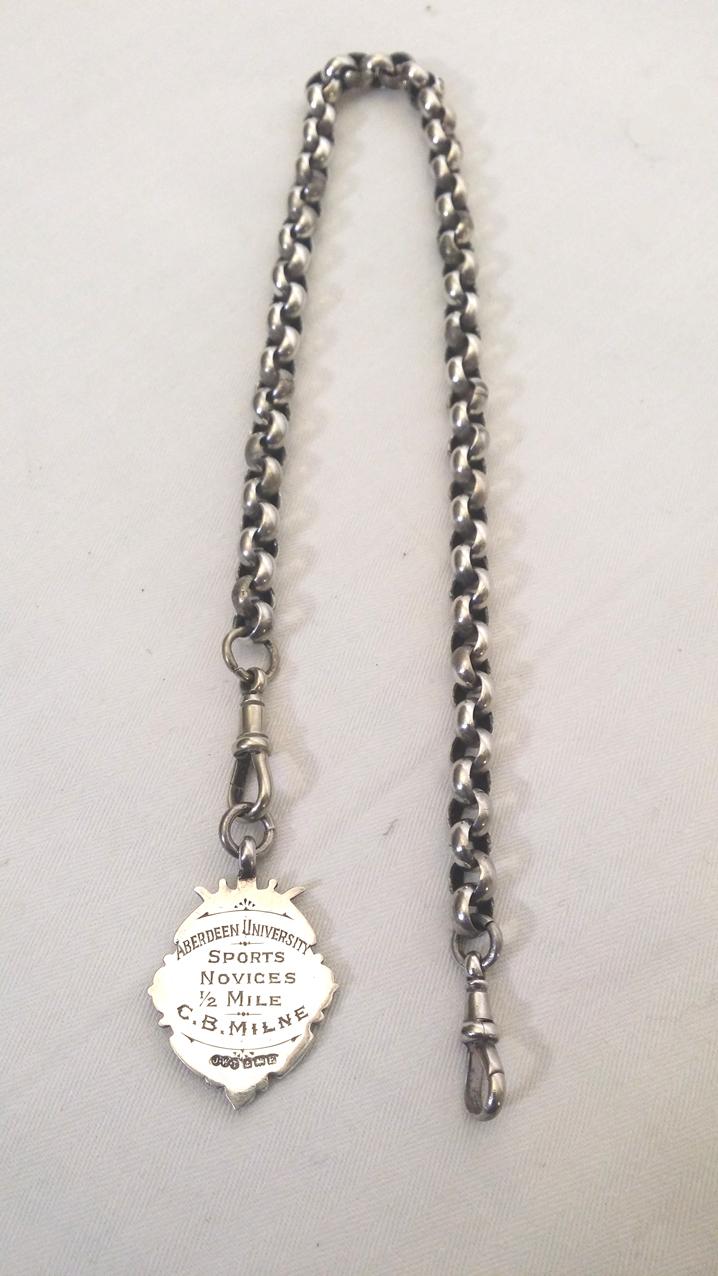 Silver Albert Fob Chain - Watch Chain (1 of 3)