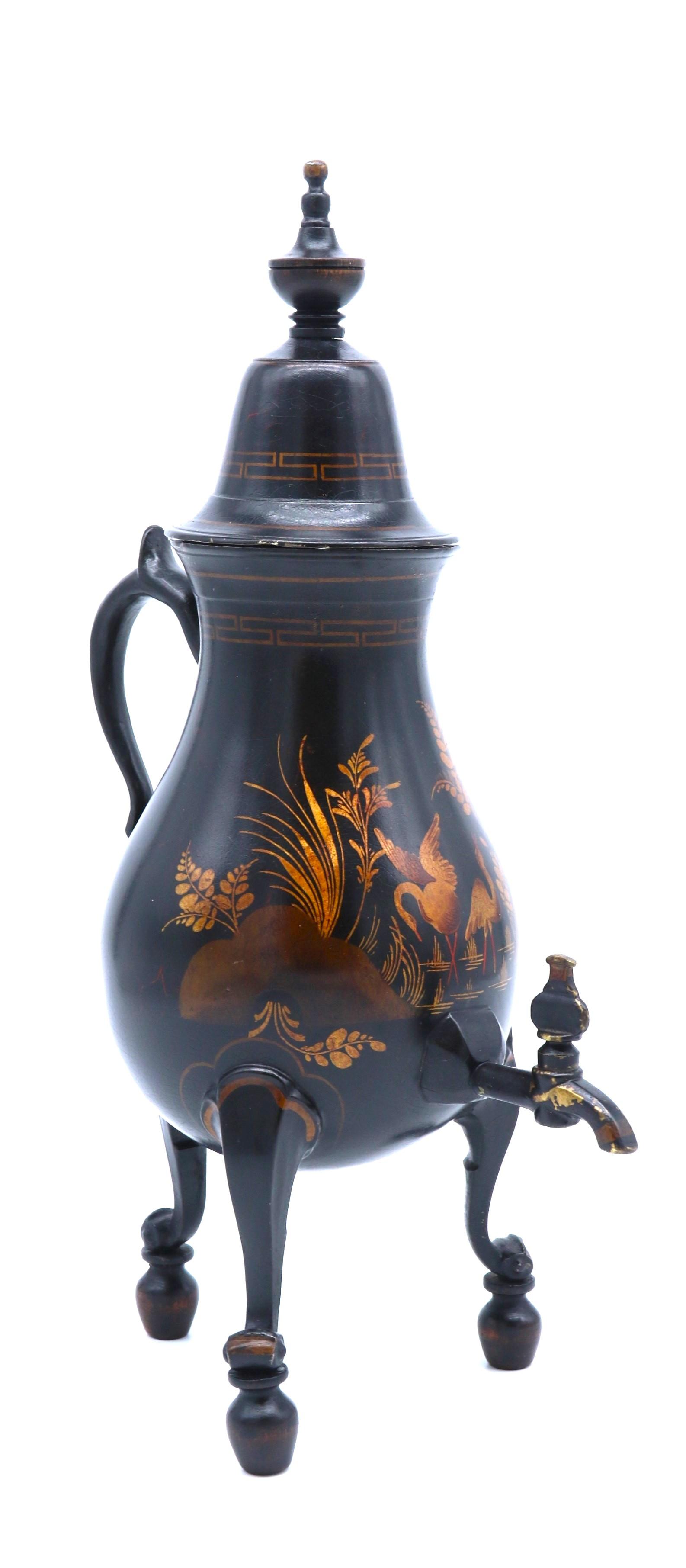 A Rare Dutch Toleware Early 19th Century Coffee Urn, Circa 1830 (1 of 14)