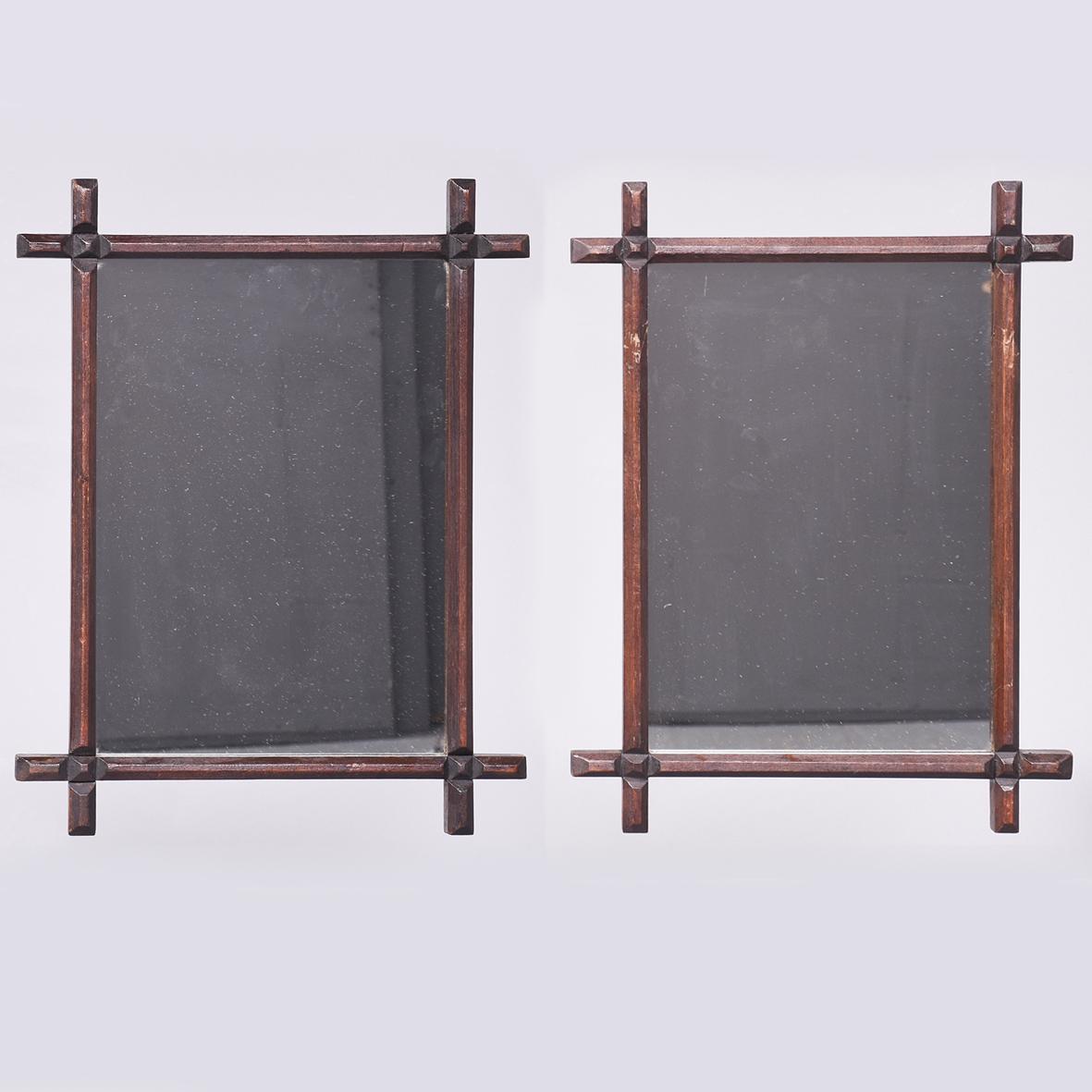 Pair of Gothic Style Mirrors (1 of 9)