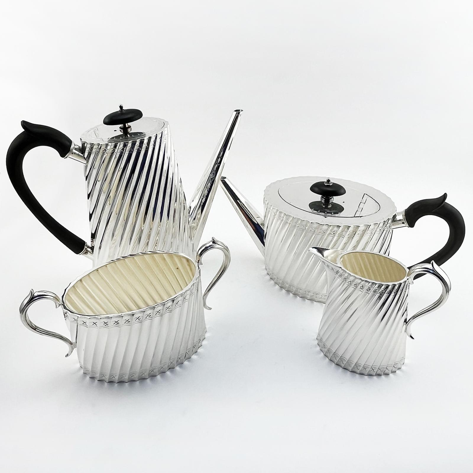 Victorian Four Piece Silver Plated Tea and Coffee Set (1 of 7) Victorian Four Piece Silver Plated Tea and Coffee Set (1 of 7)