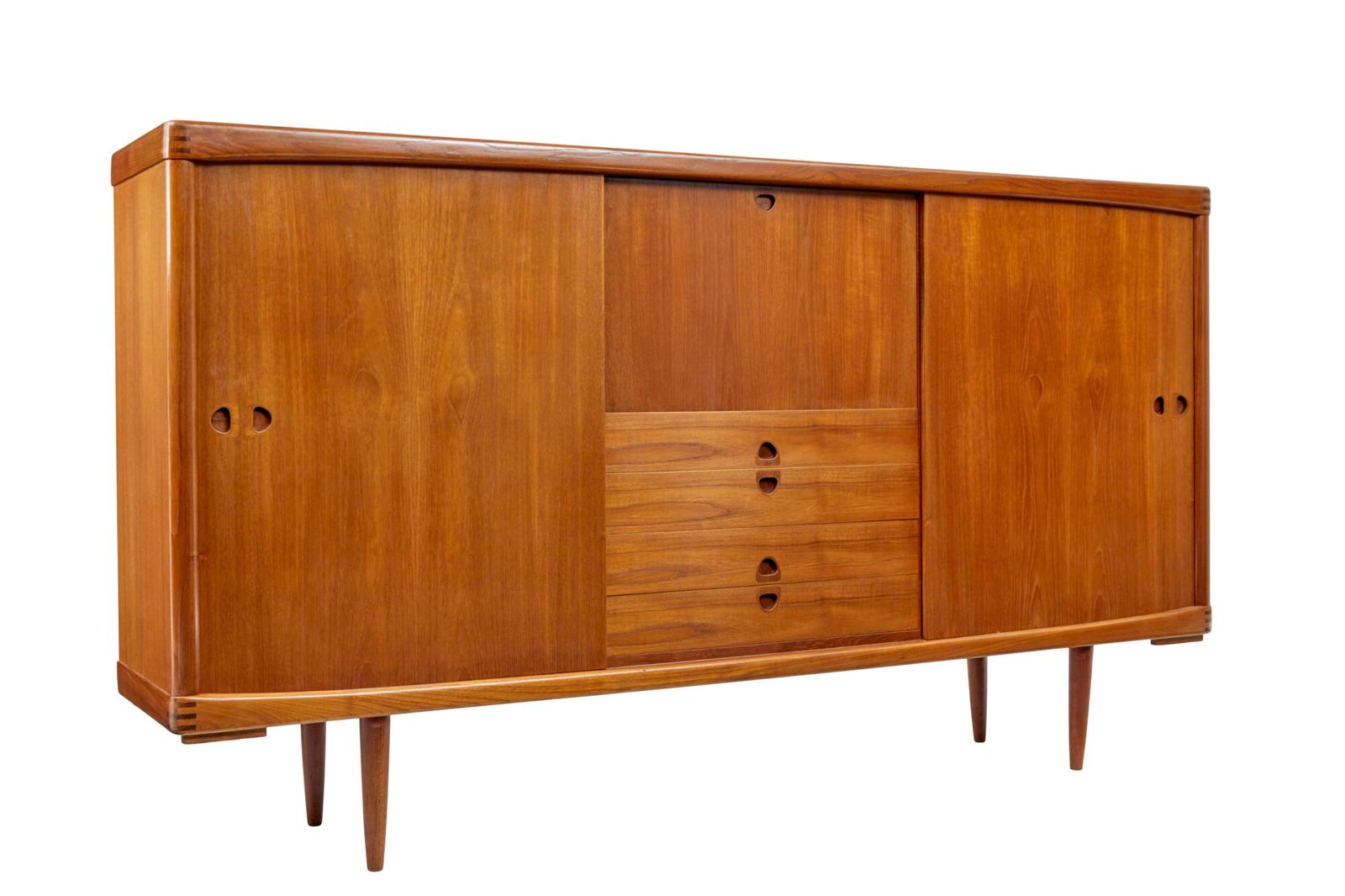 Mid Century Danish Teak Highboard by H.w.klein For Bramin (1 of 13)