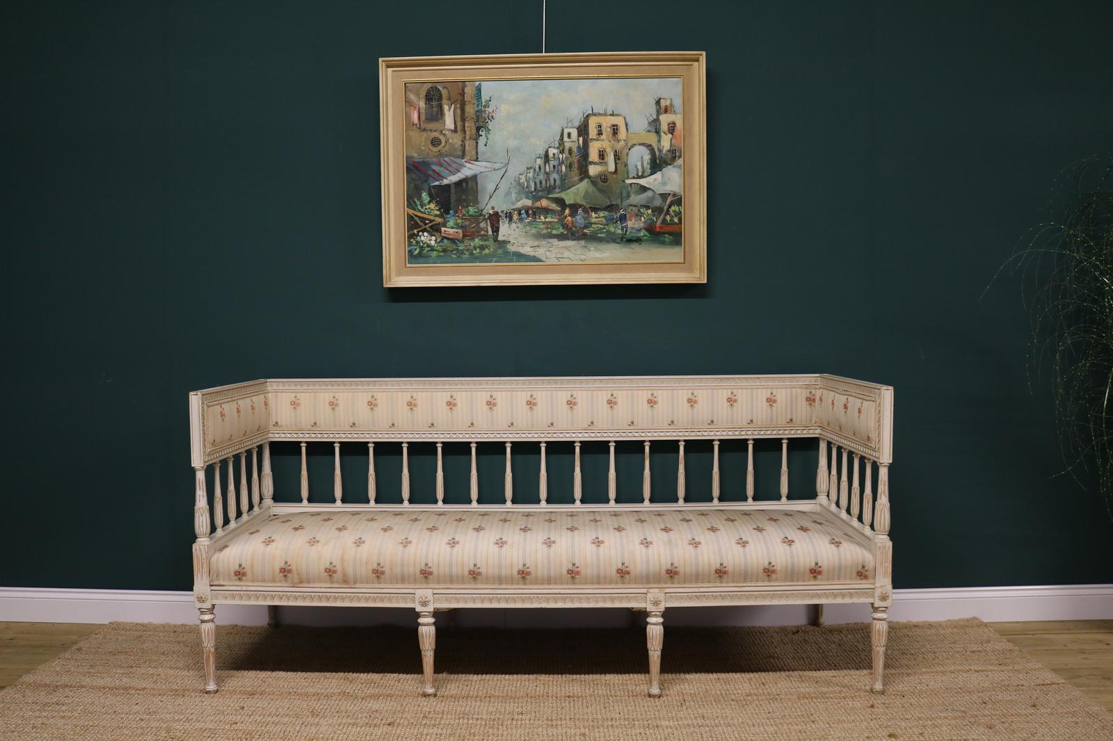 Gustavian Sofa Revival, Mid-20th Century (1 of 18) Gustavian Sofa Revival, Mid-20th Century (1 of 18)