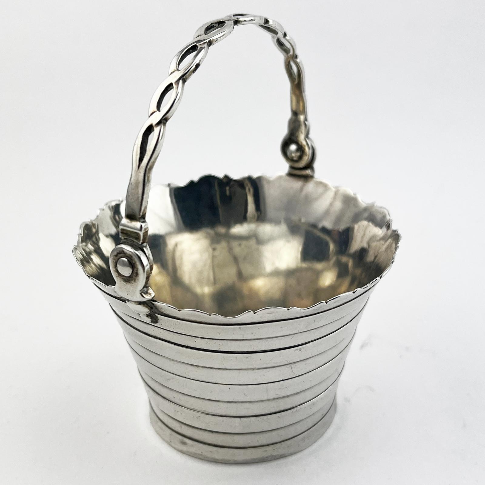 Rare and Unusual Georgian Sterling Silver Cream Pail (1 of 6) Rare and Unusual Georgian Sterling Silver Cream Pail (1 of 6)