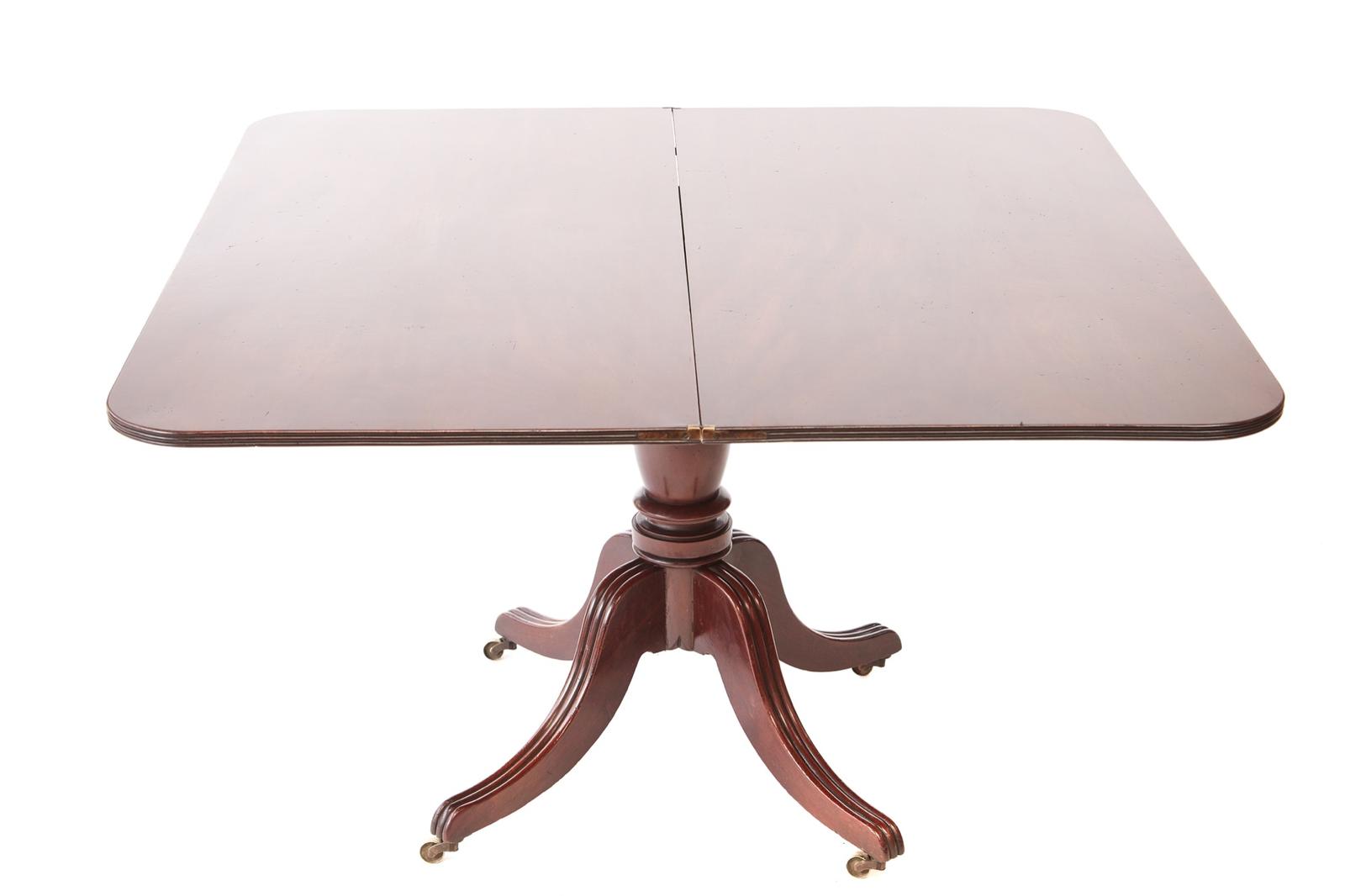 Large Antique Regency Quality Mahogany Tea Table (1 of 11) Large Antique Regency Quality Mahogany Tea Table (1 of 11)