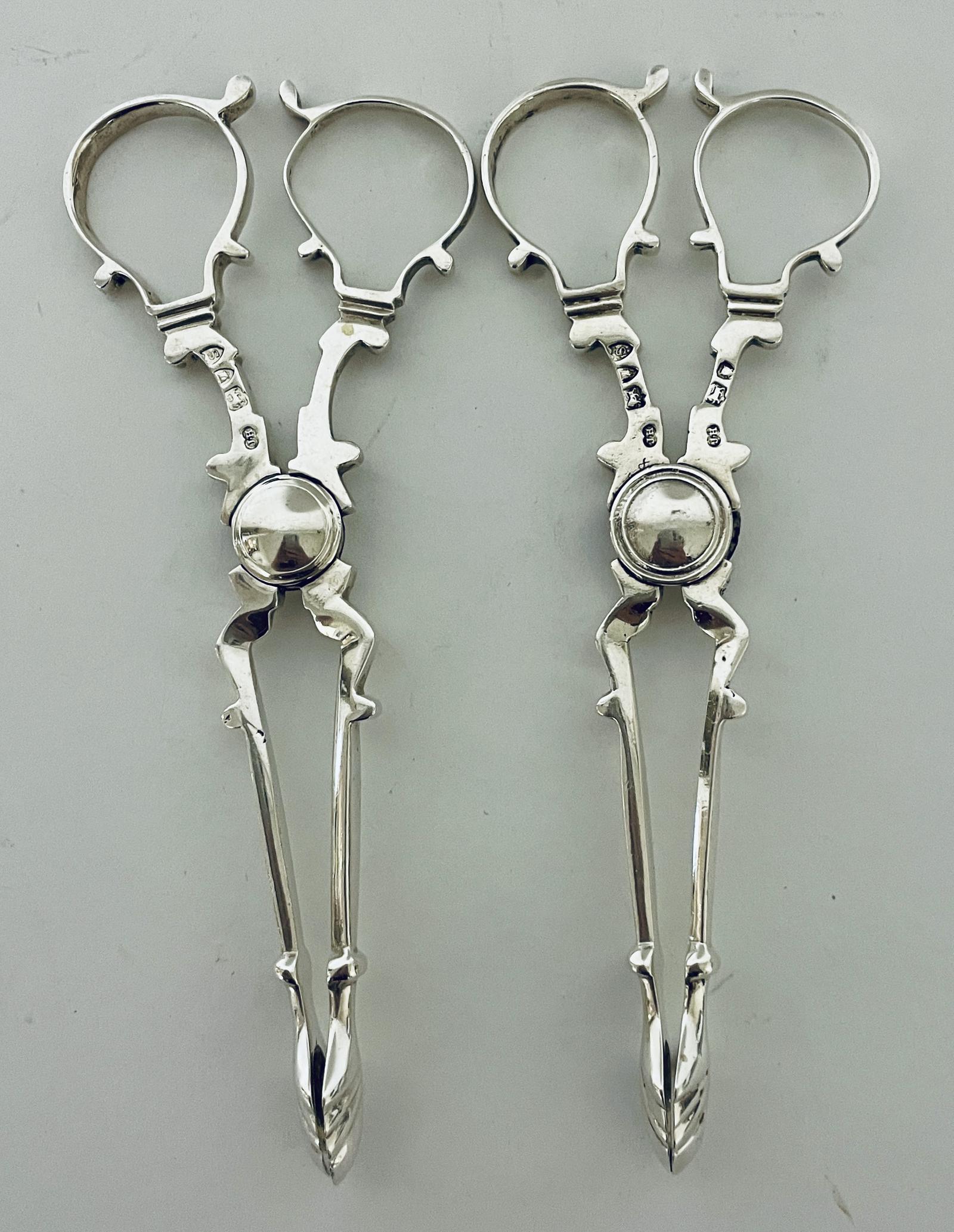 Pair of Victorian Silver Sugar Nips (1 of 9) Pair of Victorian Silver Sugar Nips (1 of 9)