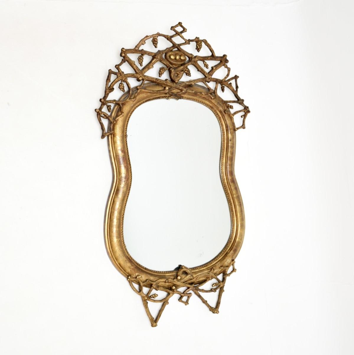 Antique Italian Giltwood Mirror (1 of 11) Antique Italian Giltwood Mirror (1 of 11)