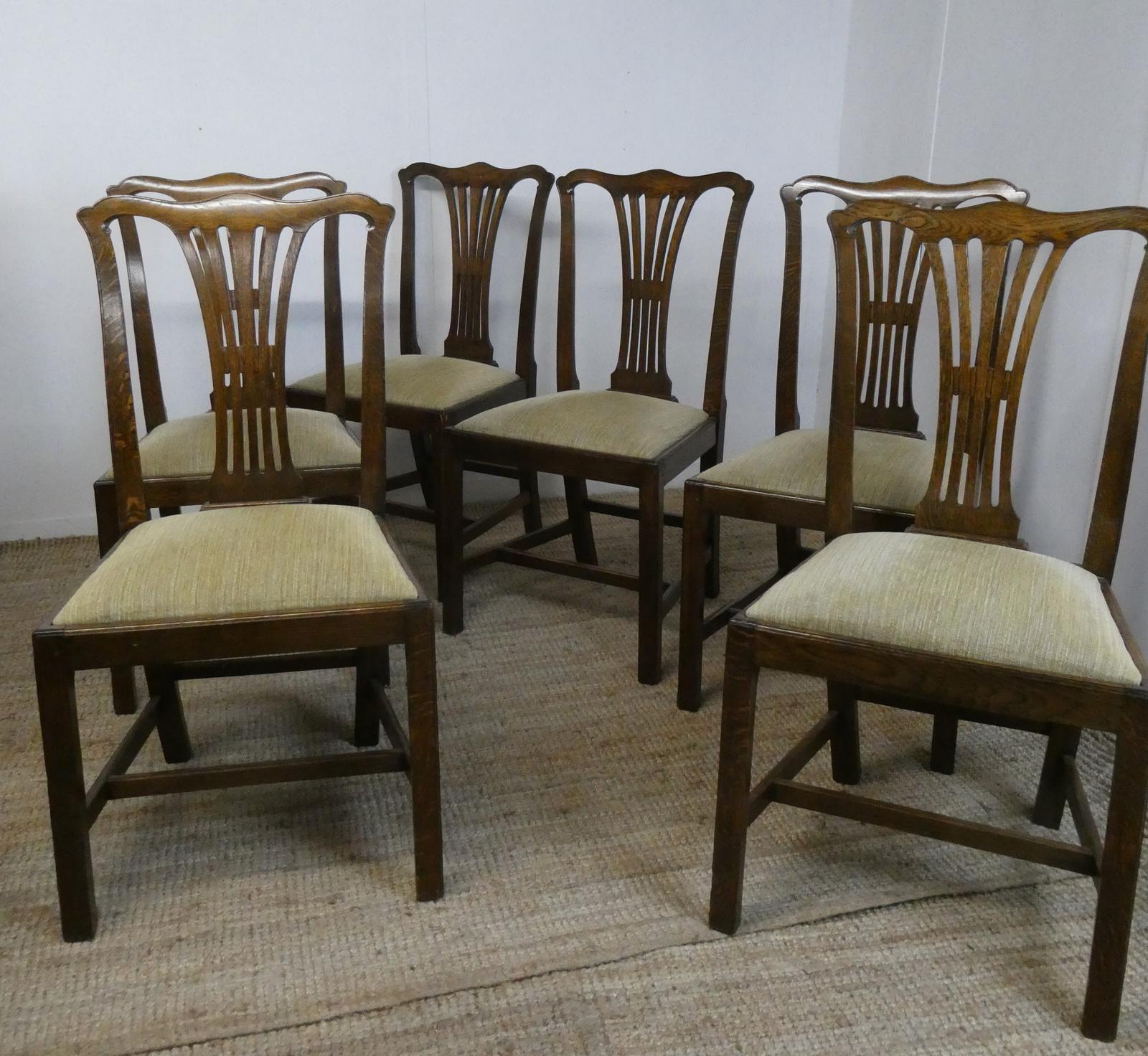 Set of 6 Oak Dining Chairs (1 of 1) Set of 6 Oak Dining Chairs (1 of 1)