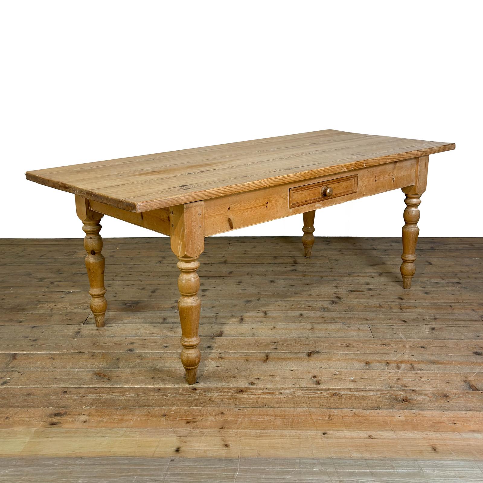 Vintage Stripped Pine Farmhouse Kitchen Table (1 of 10) Vintage Stripped Pine Farmhouse Kitchen Table (1 of 10)