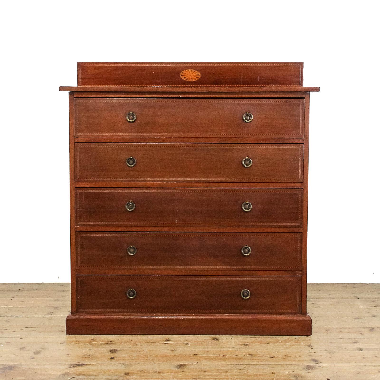 Antique Satinwood Chest of Drawers (1 of 9)