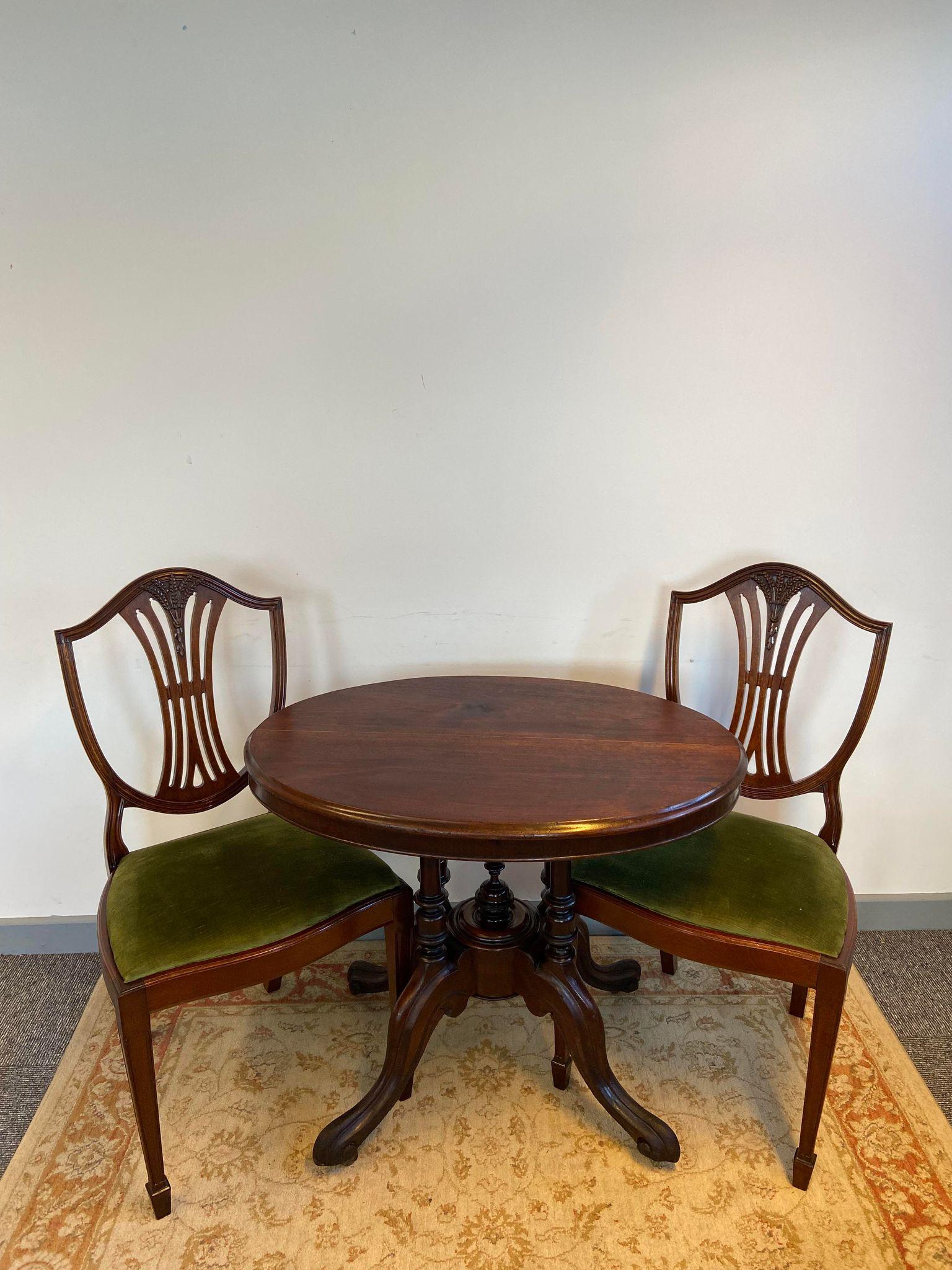 Antique English Book-Matched Burr Walnut Tilt-Top Loo Table / Manufactured Circa 1830 (1 of 13)