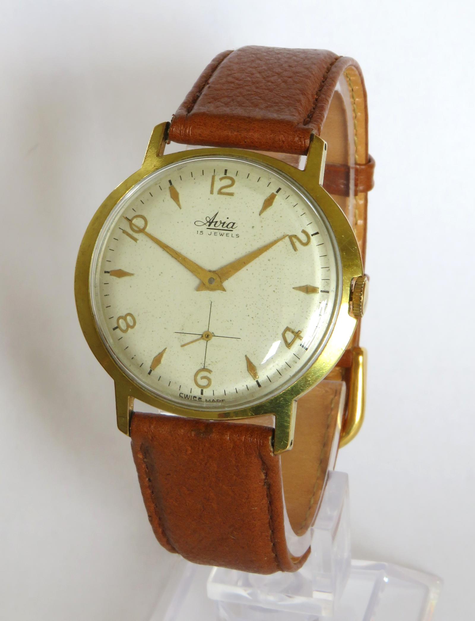 Watch: Gents 1960s Avia Wrist Watch (1 of 5) Watch: Gents 1960s Avia Wrist Watch (1 of 5)