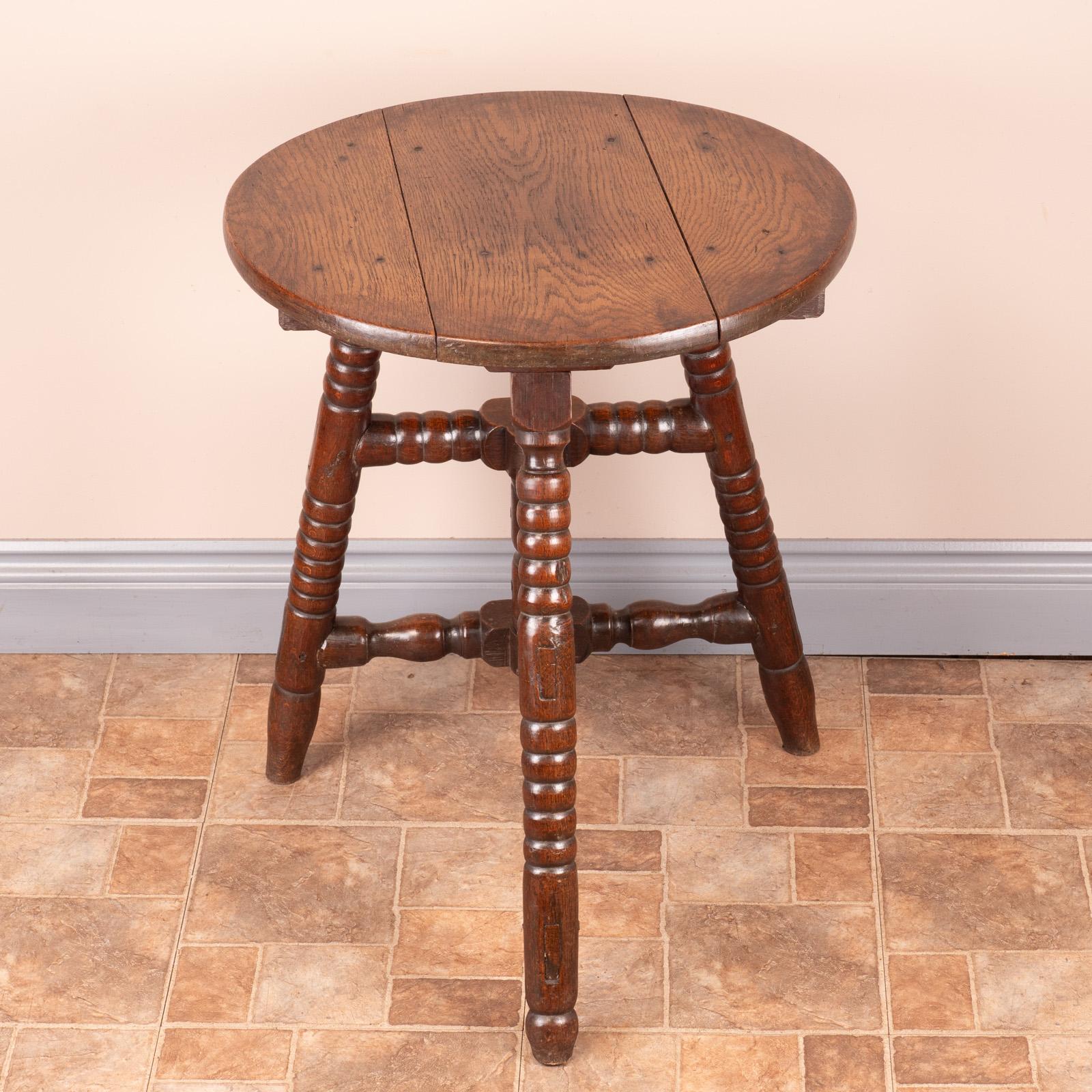 Country Oak Folding Occasional Table (1 of 16)
