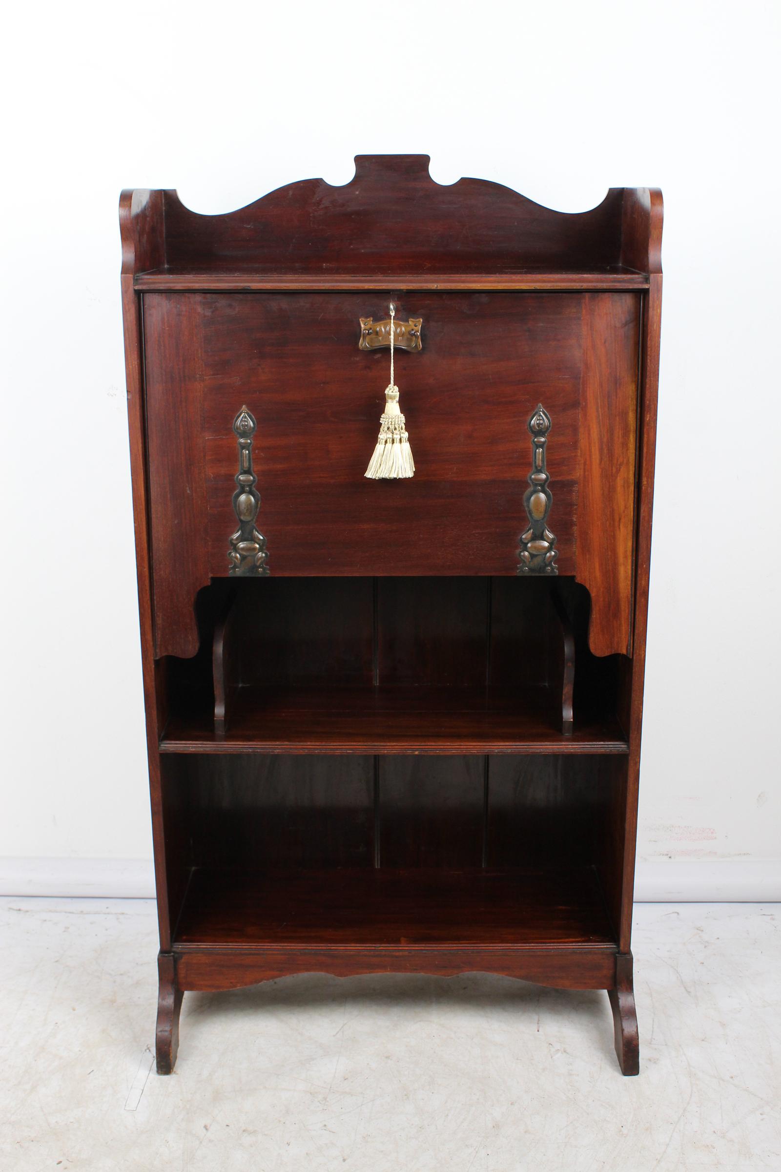 Slim Edwardian Arts & Crafts Hall Bureau (1 of 13) Slim Edwardian Arts & Crafts Hall Bureau (1 of 13)