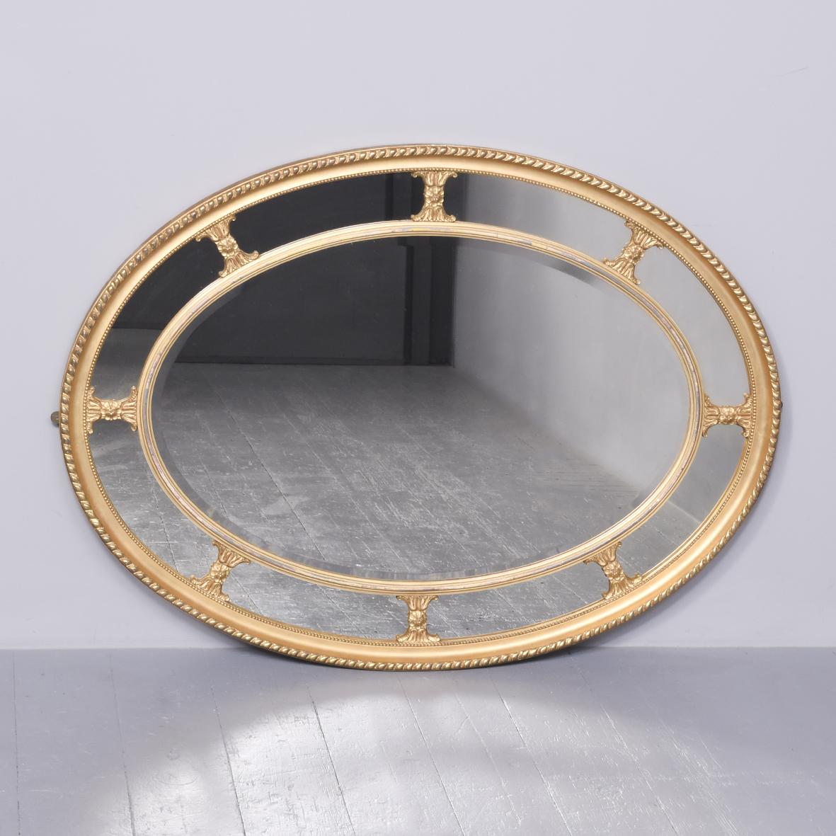 Adam Style Oval Mirror c.1920 (1 of 5) Adam Style Oval Mirror c.1920 (1 of 5)