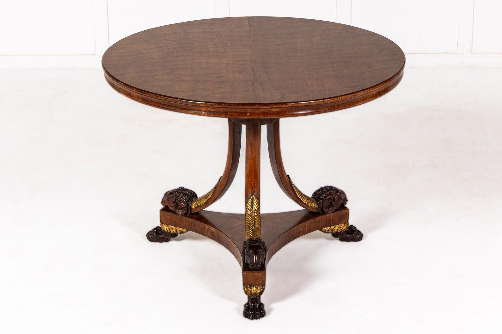 Early 19th Century Italian Mahogany Centre Table (1 of 11) Early 19th Century Italian Mahogany Centre Table (1 of 11)