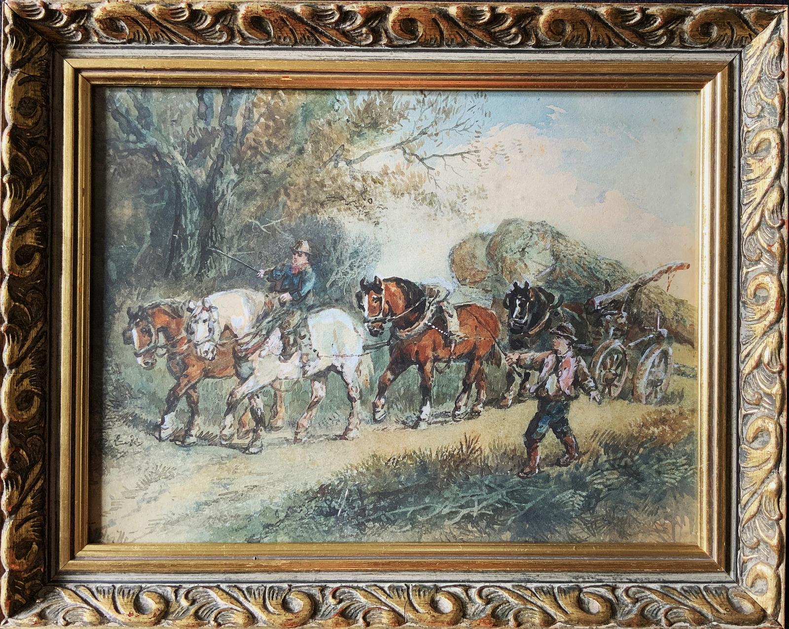 Logging - Antique Watercolour Painting by Herman S Melville (1837-1879) (1 of 10) Logging - Antique Watercolour Painting by Herman S Melville (1837-1879) (1 of 10)