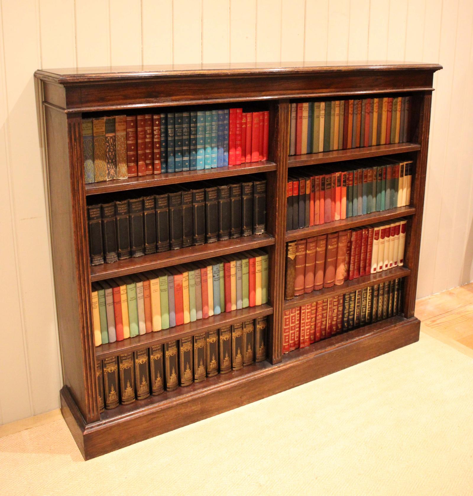 Large Oak Open Library Bookcase (1 of 13) Large Oak Open Library Bookcase (1 of 13)