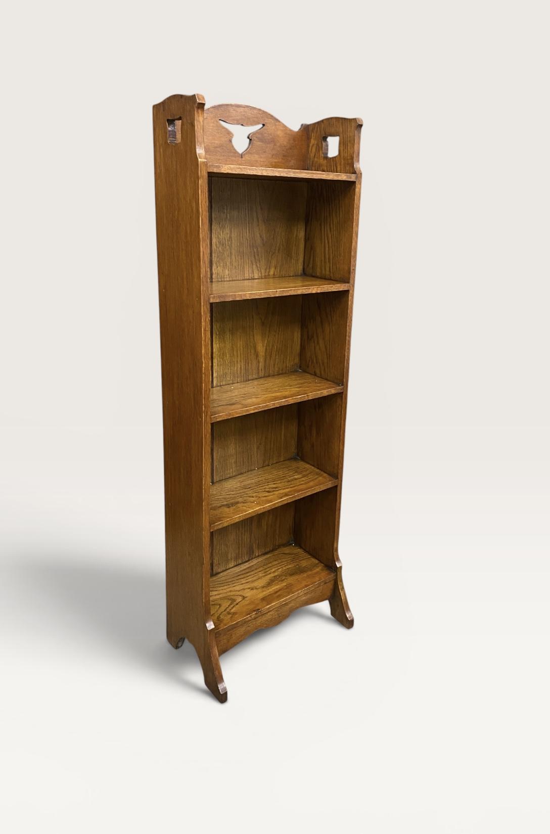 Arts & Crafts Oak Open Bookcase (1 of 15) Arts & Crafts Oak Open Bookcase (1 of 15)