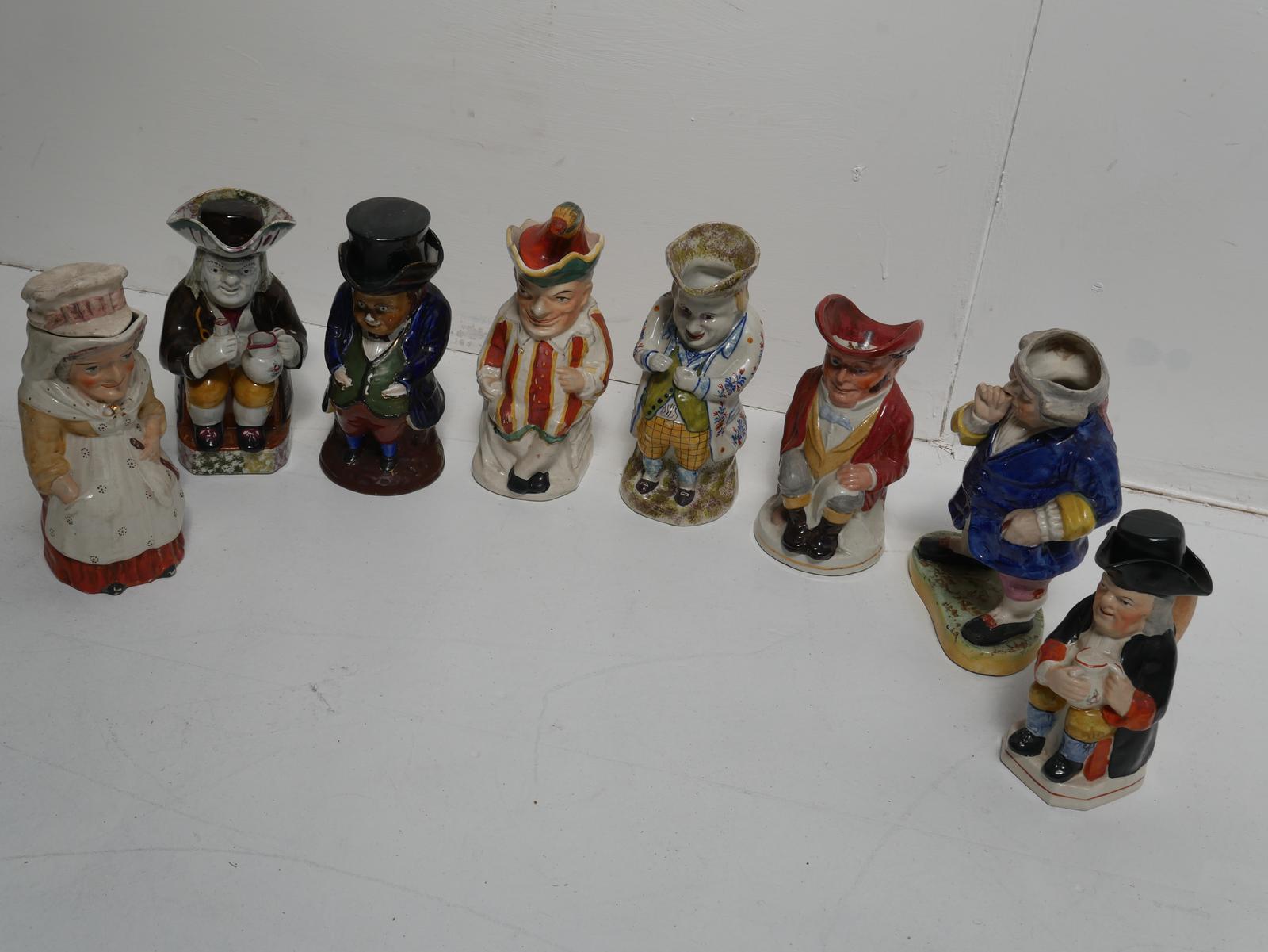 Collection of 19th Century Toby Jugs (1 of 15)