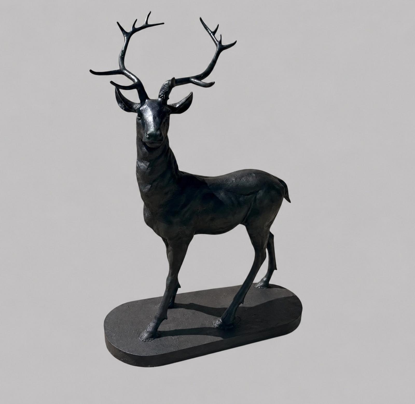 Wonderful Young Bronze Stag c.1925 (1 of 7) Wonderful Young Bronze Stag c.1925 (1 of 7)