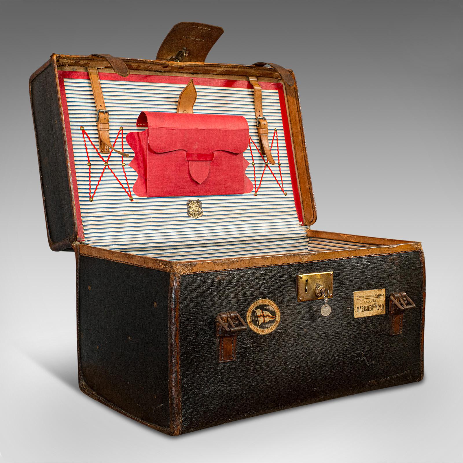 Antique Steamer Trunk, Nautical, Maritime Travel Case, ANCSL, Edwardian c.1910 (1 of 12) Antique Steamer Trunk, Nautical, Maritime Travel Case, ANCSL, Edwardian c.1910 (1 of 12)