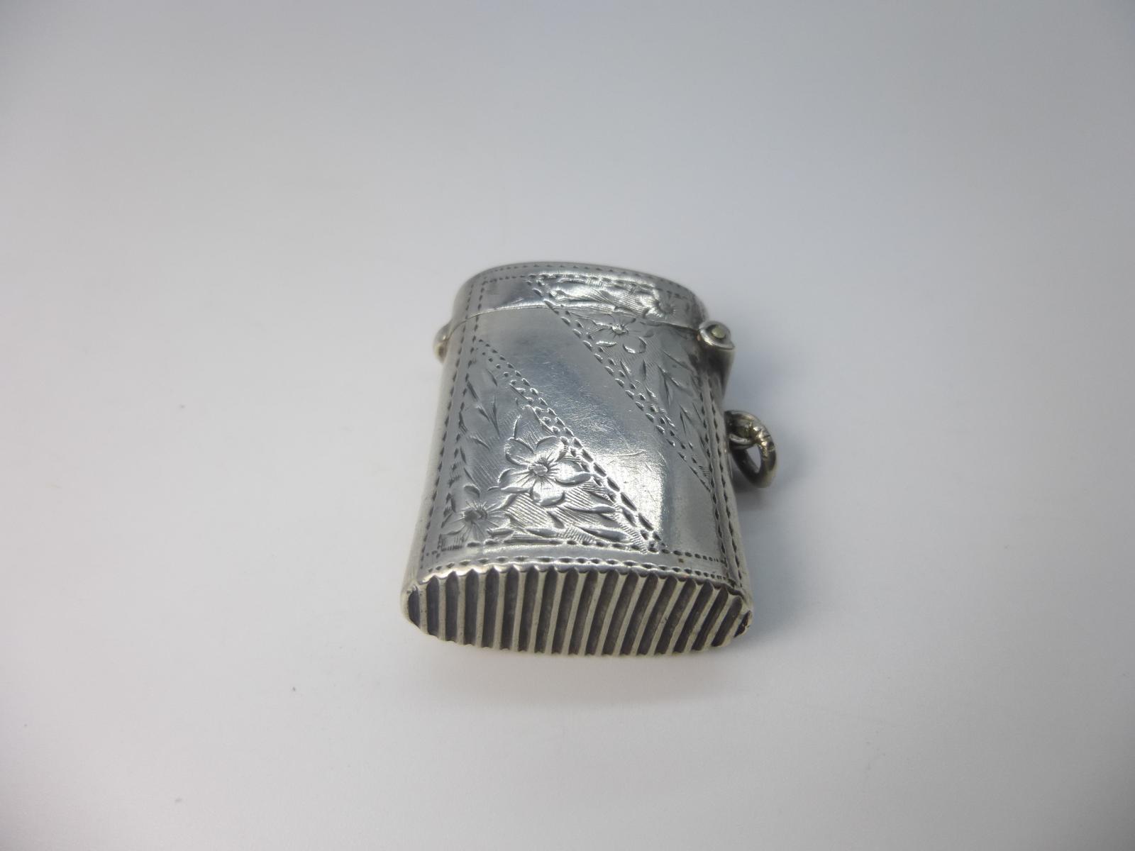 Edwardian Silver Vesta Case (1 of 6)