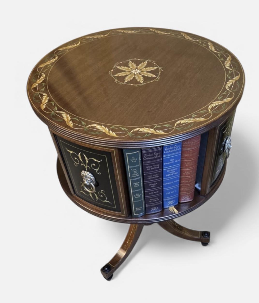 Edwardian Revolving Bookcase Table Ref H-239 (1 of 14) Edwardian Revolving Bookcase Table Ref H-239 (1 of 14)