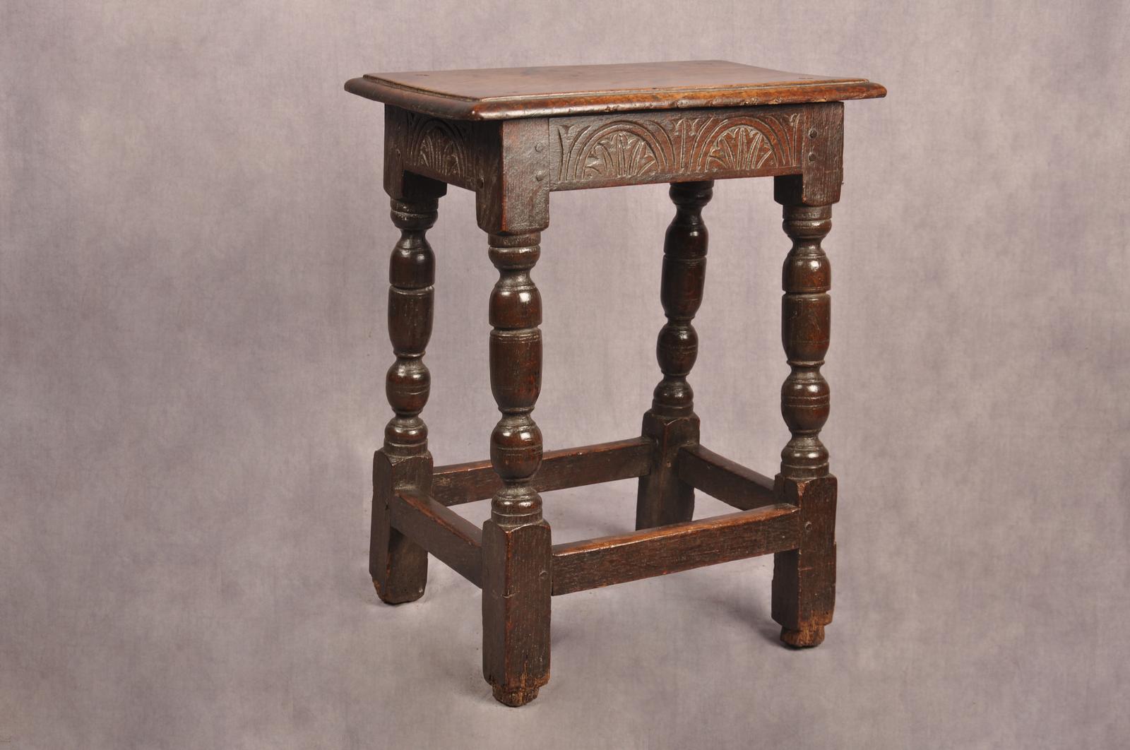 17th Century Oak Joint Stool (1 of 13) 17th Century Oak Joint Stool (1 of 13)