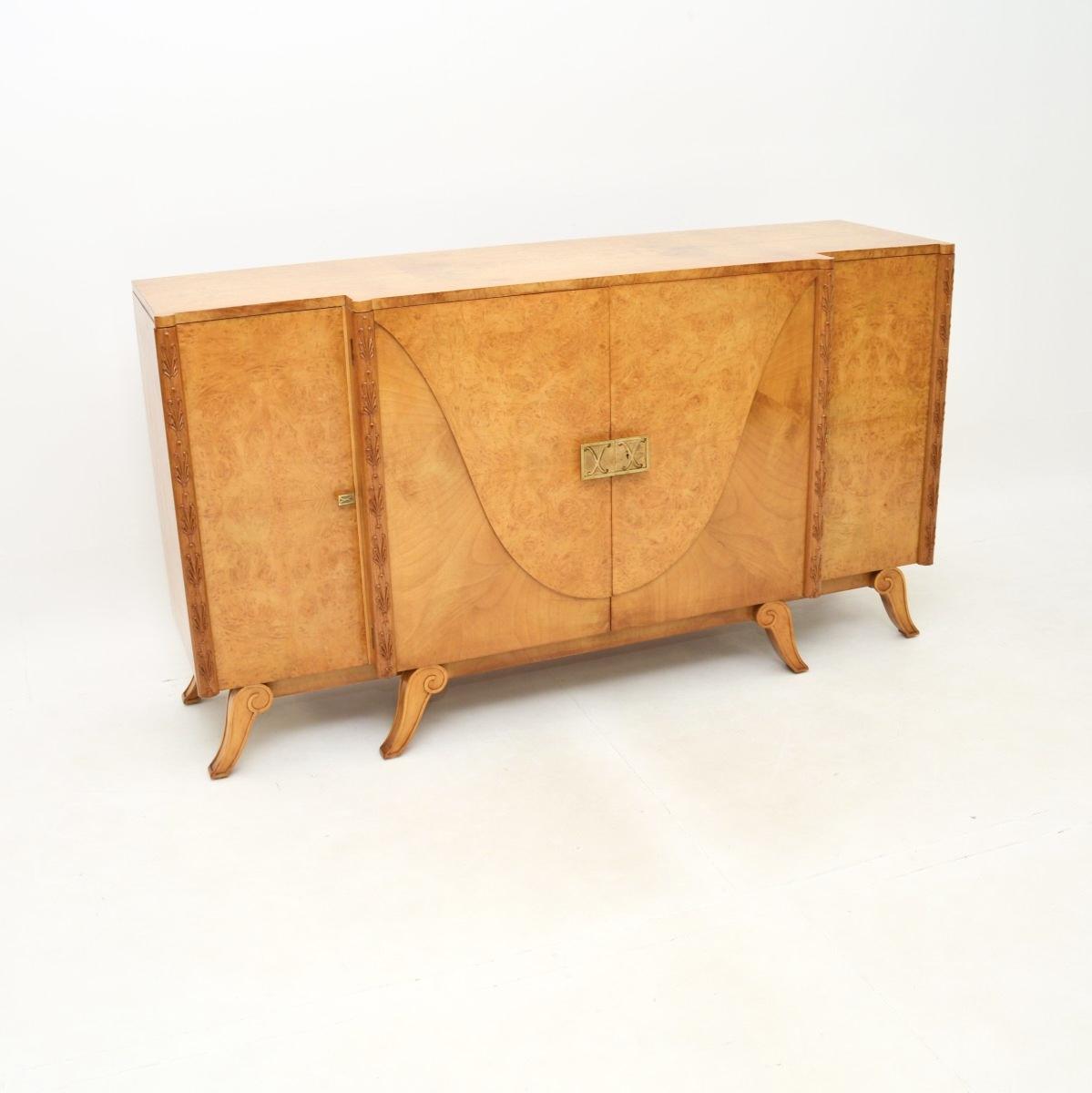 Art Deco Burr Walnut Sideboard by Hille (1 of 15)
