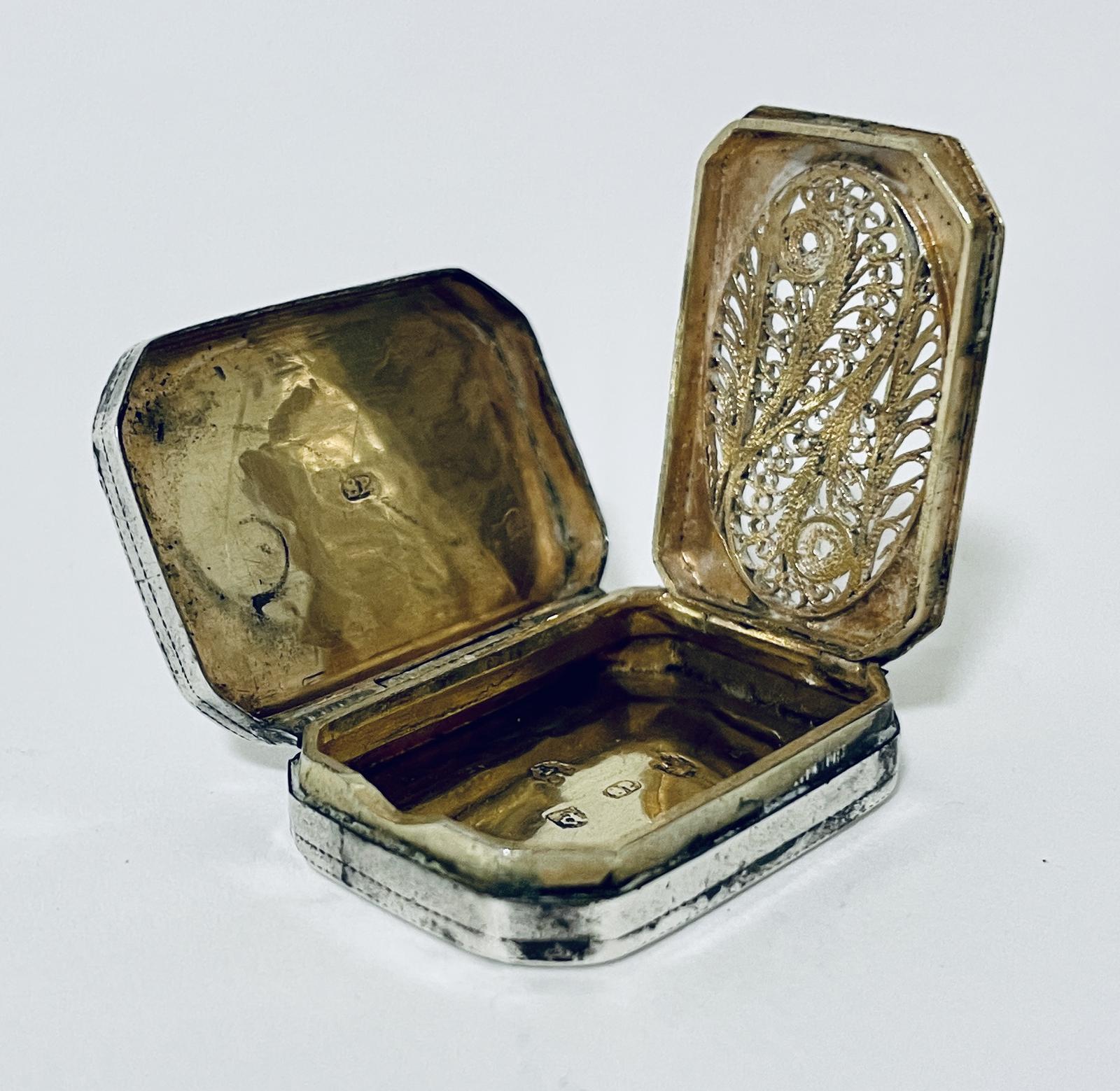 18th Century Georgian Silver Vinaigrette (1 of 12) 18th Century Georgian Silver Vinaigrette (1 of 12)