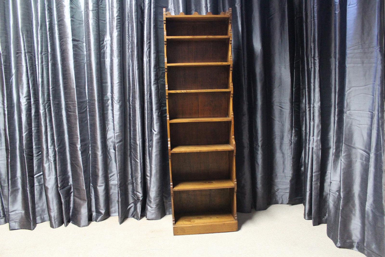 Antique Elm Bookcase (1 of 5) Antique Elm Bookcase (1 of 5)