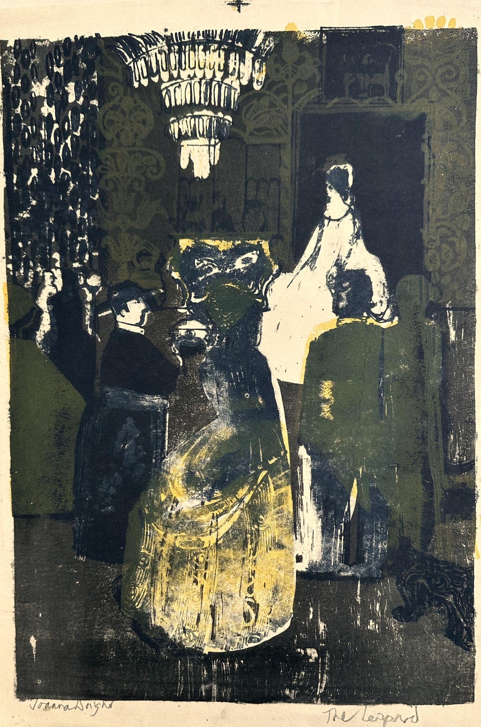 Original Lithograph 'The Leopard' Illustration for the Novel by Giuseppe Tomasi Di Lampedusa. Published 1958 - Lithograph is Signed & Inscribed - Unframed c.1980 (1 of 1)