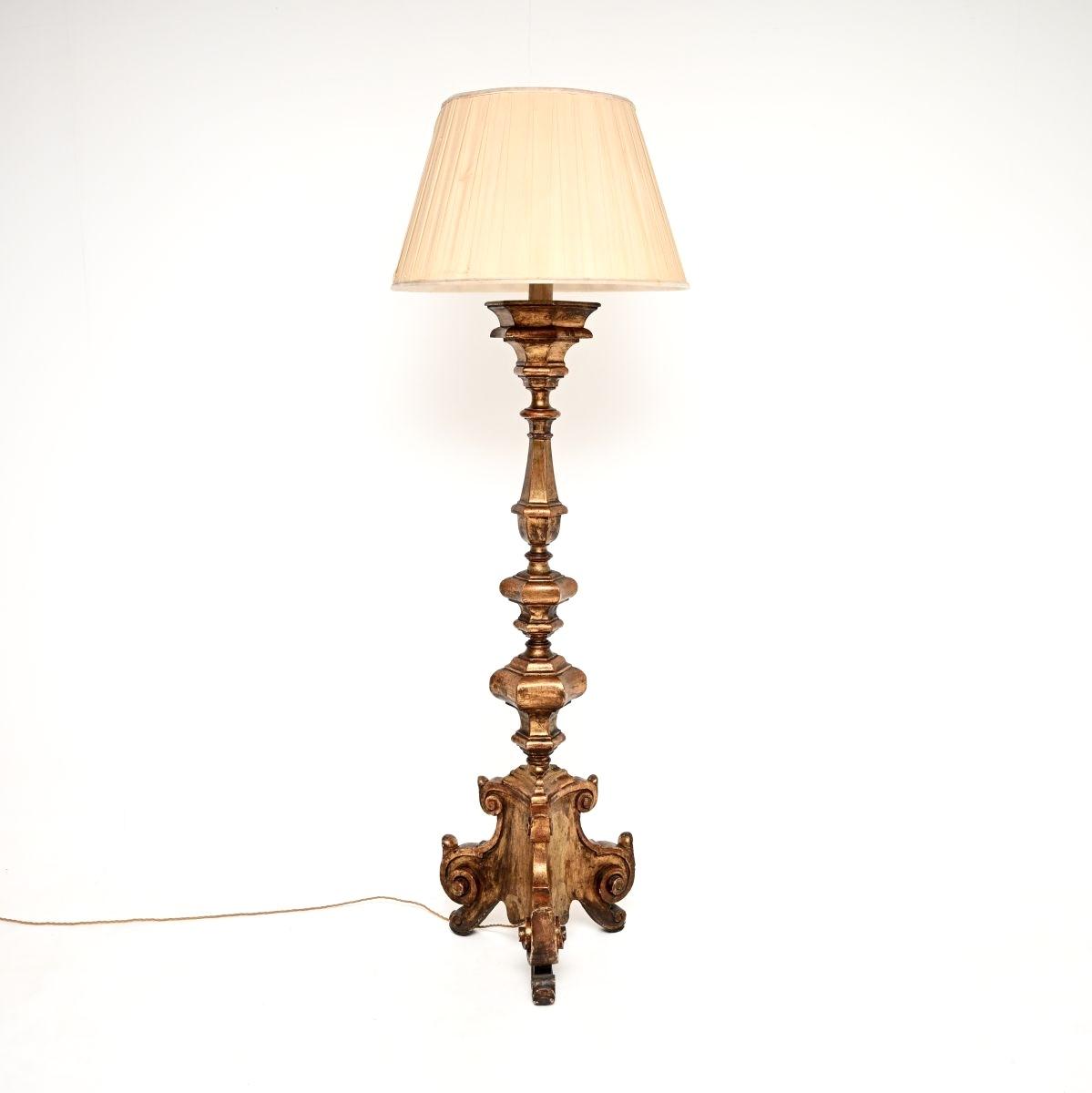 Antique Italian Renaissance Style Gilt Wood Floor Lamp (1 of 10) Antique Italian Renaissance Style Gilt Wood Floor Lamp (1 of 10)