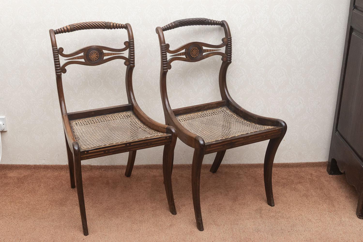 Pair of Quality Regency Side Chairs (1 of 12)