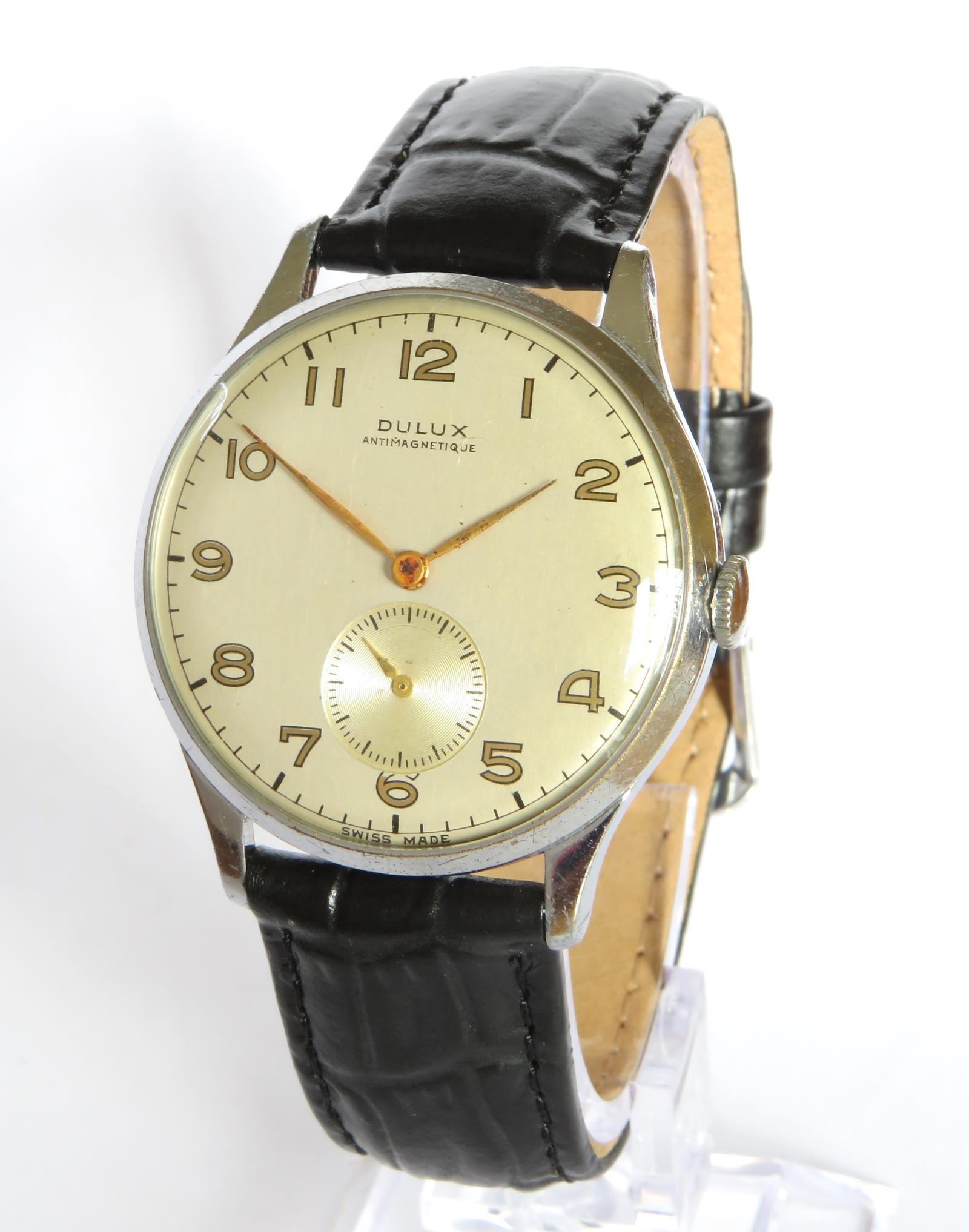 Watch: Gents 1950s Dulux Wrist Watch (1 of 5) Watch: Gents 1950s Dulux Wrist Watch (1 of 5)