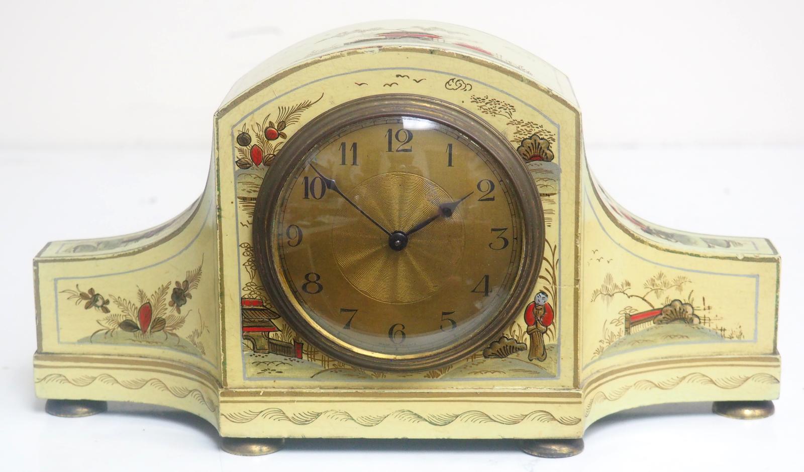 Impressive Chinoiserie Arched Top Mantel Clock – 8-day Mantle Clock With Ormolu Mounts (1 of 11)