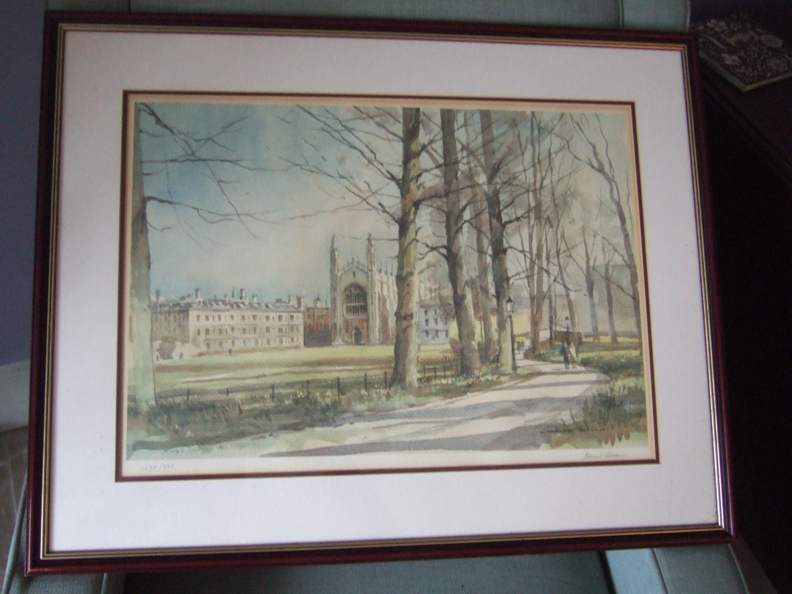David Green 1935-2013: Limited Edition Print of King's College, Cambridge (1 of 5)