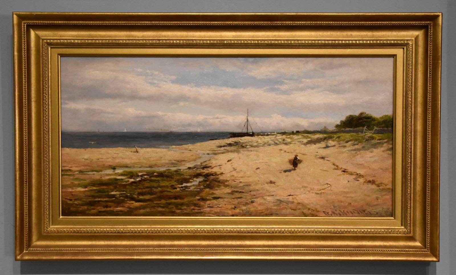 Oil Painting by George Aikman - Scottish Coastal View (1 of 8)