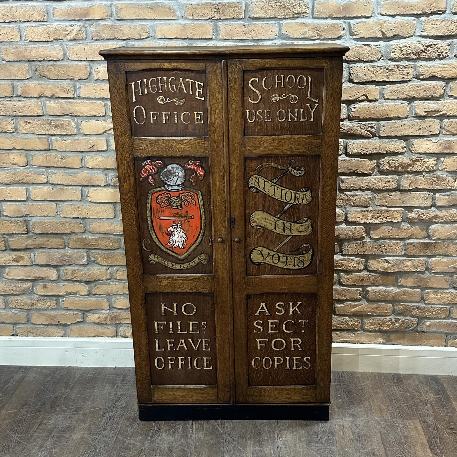 1930s Oak School Cabinet (1 of 8) 1930s Oak School Cabinet (1 of 8)