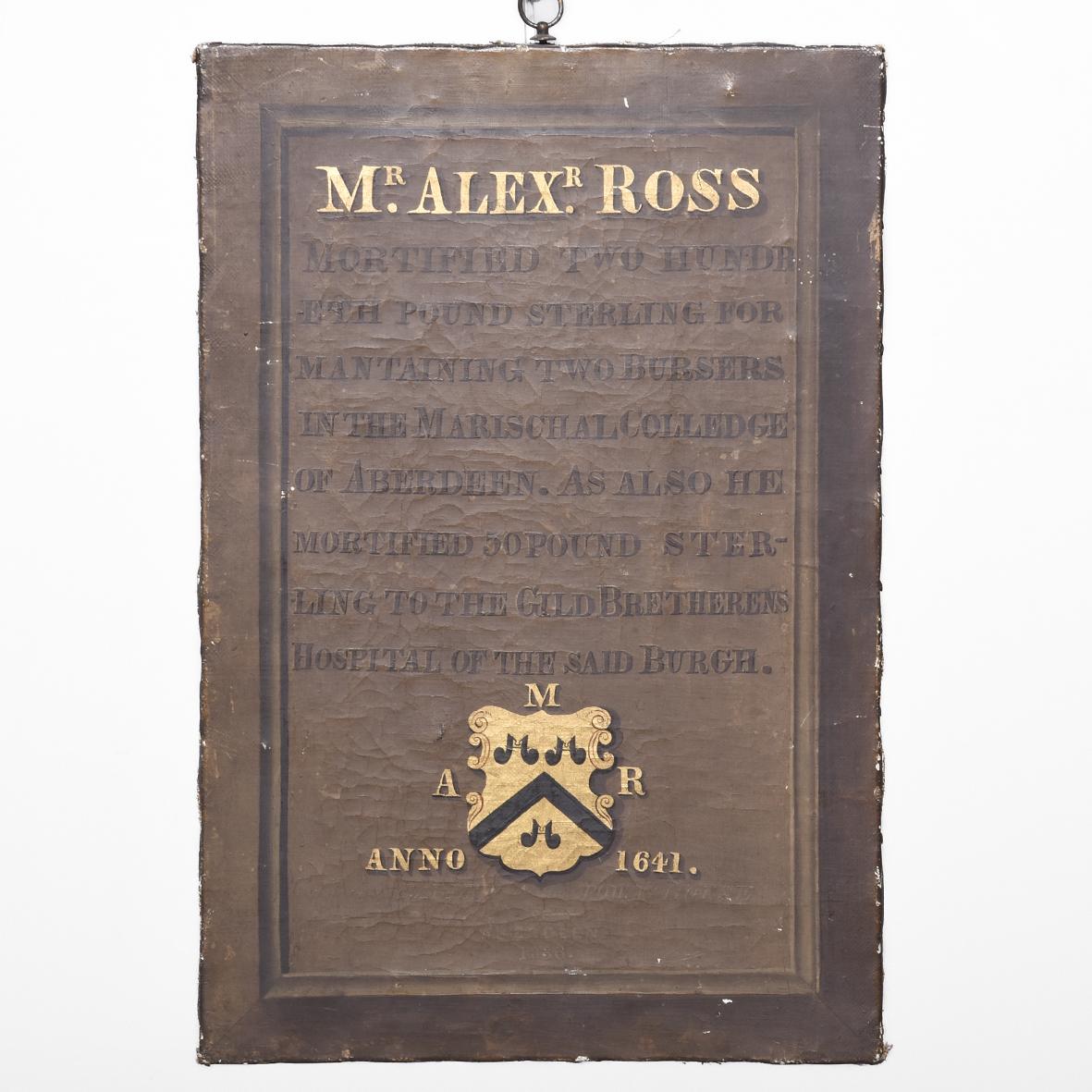 Painted Canvas, Dated 1641 (1 of 6)