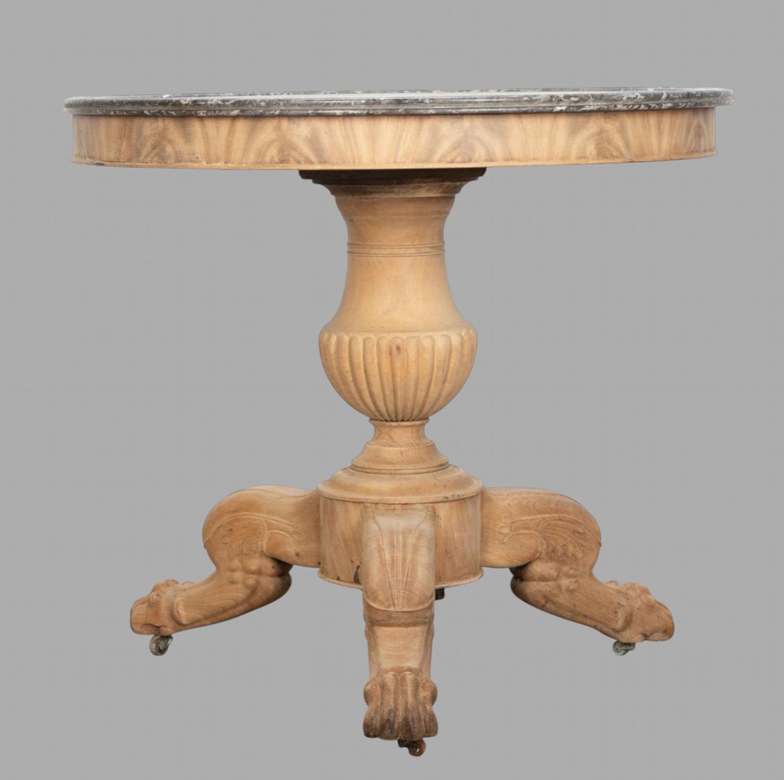 A 19th Century Bleached French Gueridon (1 of 4) A 19th Century Bleached French Gueridon (1 of 4)