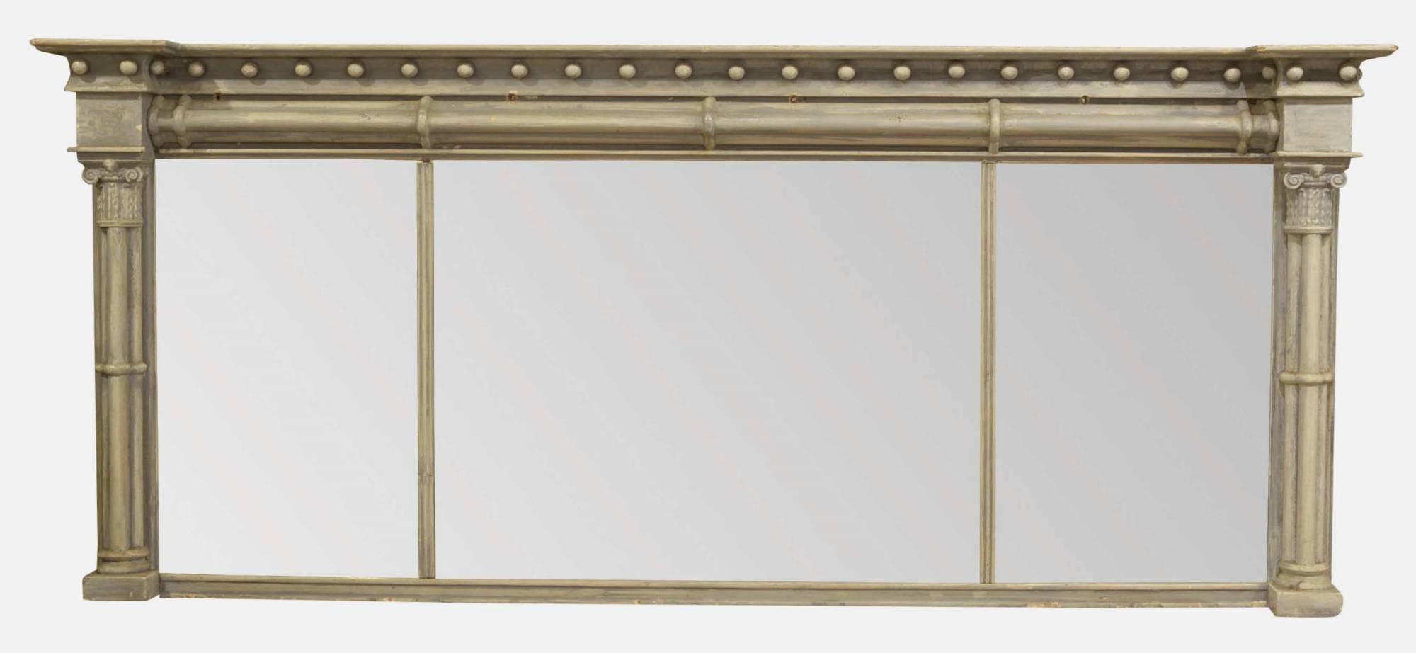 Regency Triple Plate Overmantel Mirror (1 of 1) Regency Triple Plate Overmantel Mirror (1 of 1)