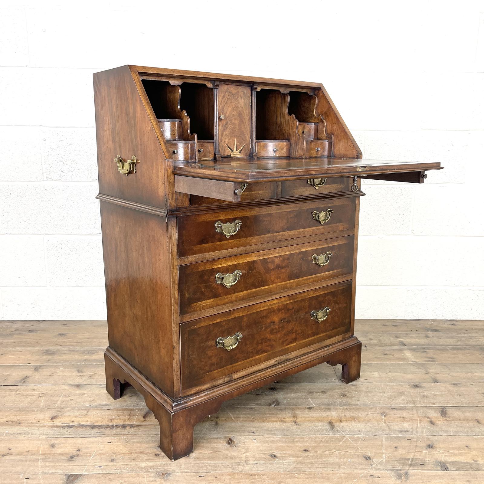 20th Century Walnut Bureau (1 of 8) 20th Century Walnut Bureau (1 of 8)