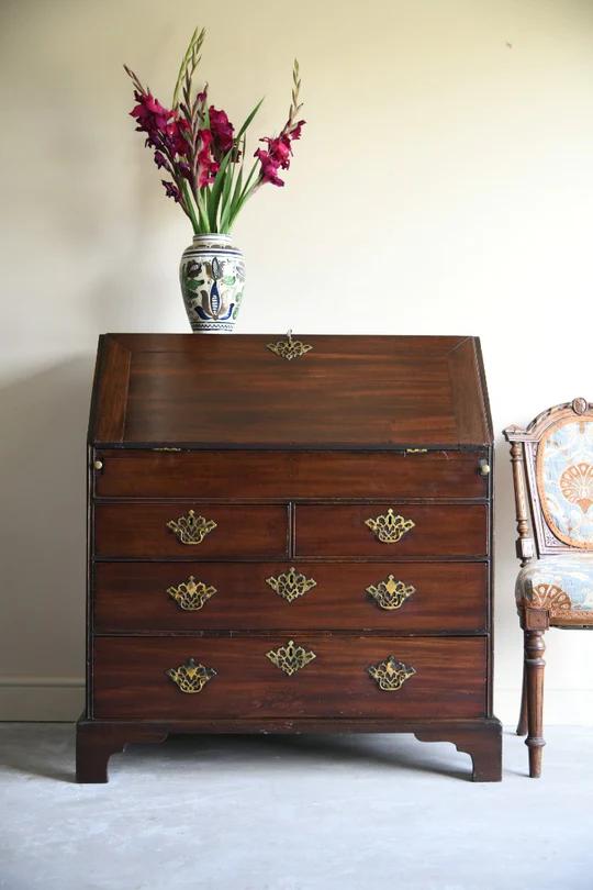 Georgian Mahogany Bureau (1 of 12) Georgian Mahogany Bureau (1 of 12)