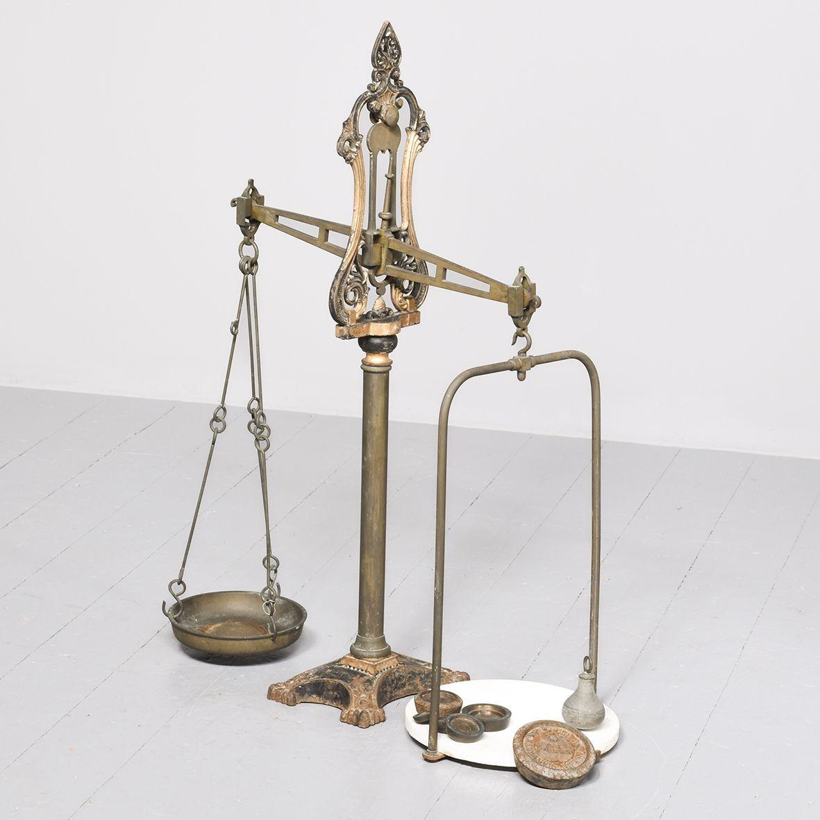 Large Victorian Grocers Scales (1 of 8)