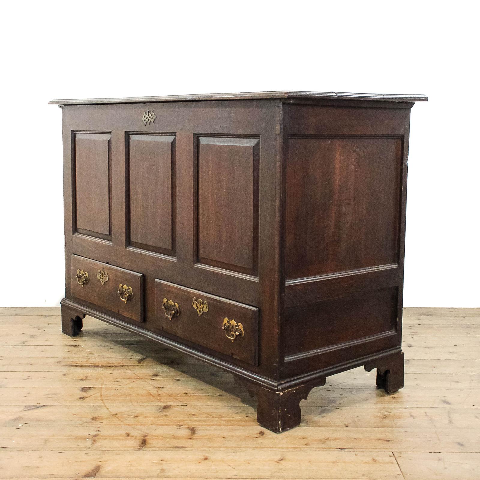 Antique Georgian Oak Mule Chest (1 of 13)