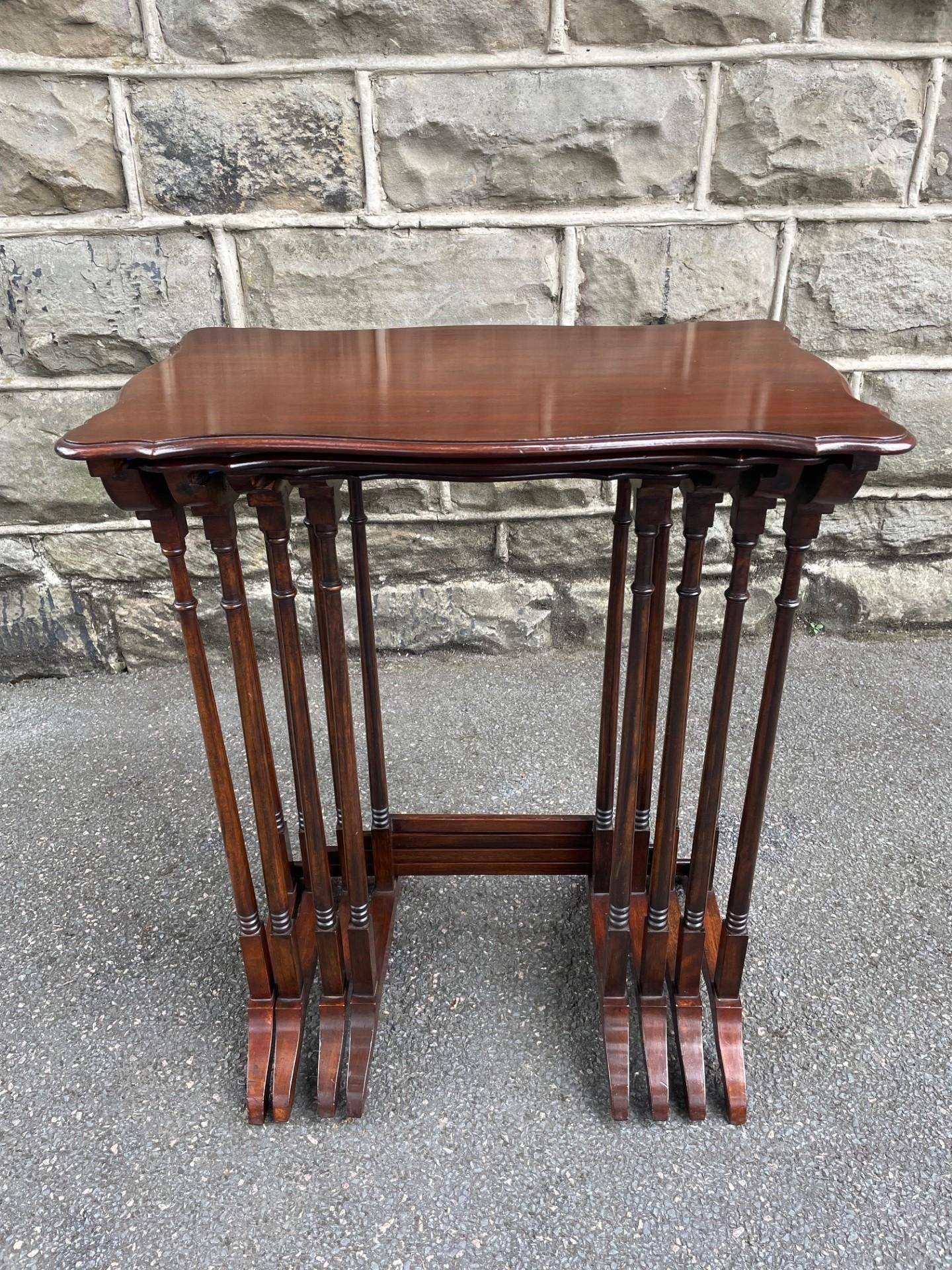 Antiques Nest of 4 Tables (1 of 11)