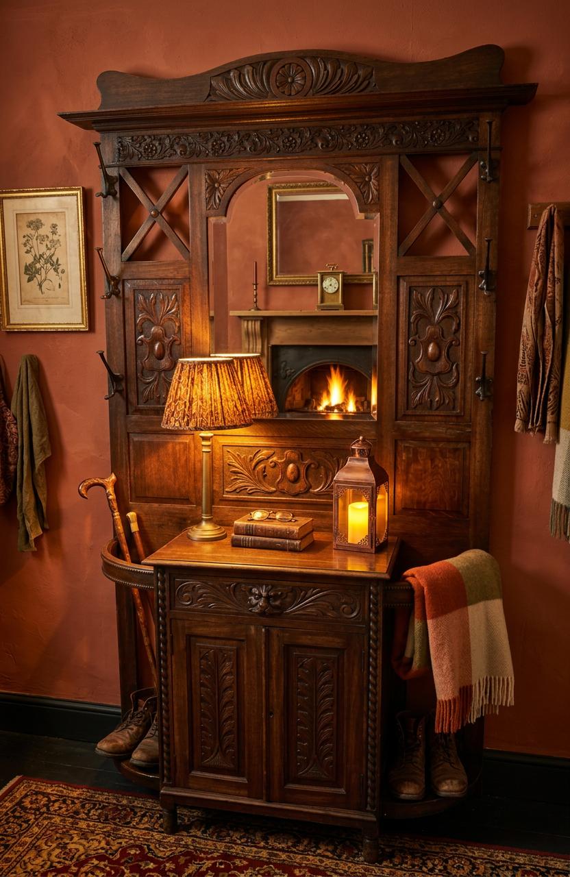 Antique Oak Gothic Revival Hall Stand with Greenman & Intricate Carvings (1 of 12) Antique Oak Gothic Revival Hall Stand with Greenman & Intricate Carvings (1 of 12)